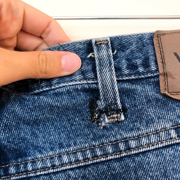 🍁Vintage Wrangler Hi Rise Denim Cutoff Jean Short - Picture 3 of 6